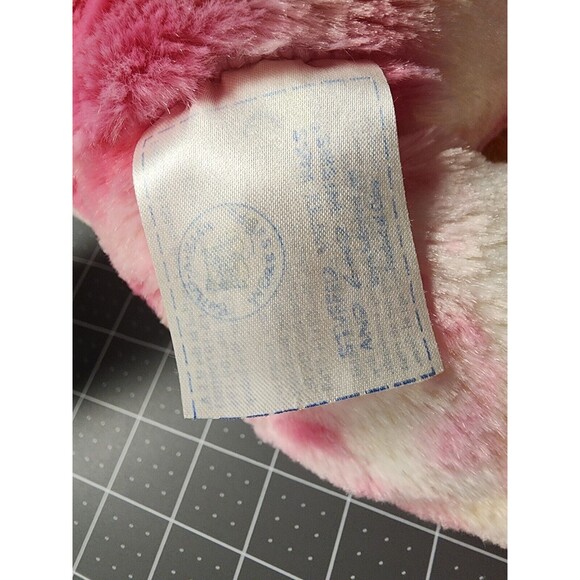 Build a Bear BABW Bear Dairy Queen Strawberry Blizzard Tye Dye Pink Yellow - Picture 5 of 8